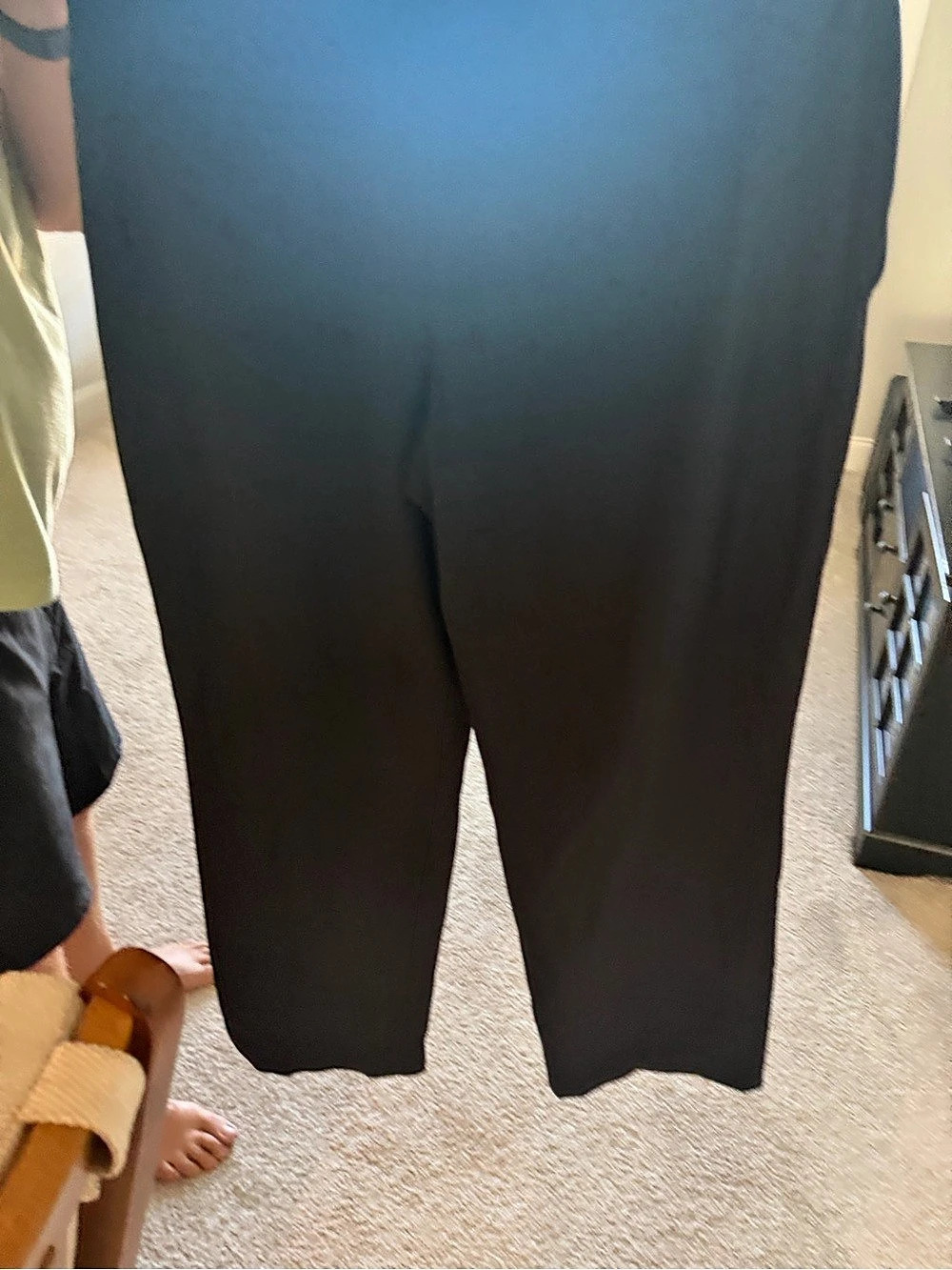 Wide Leg Pants in Black Like New